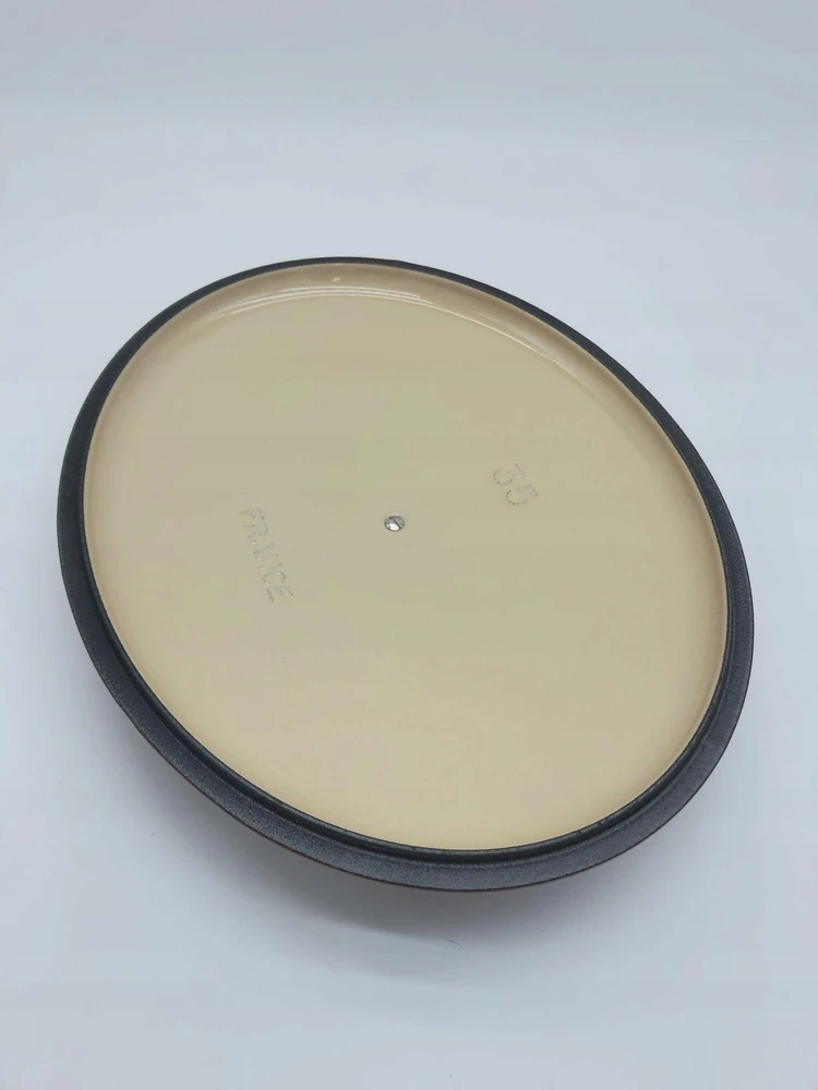 Uždenkite 35 cm Le Creuset raudoną ketaus keptuvę
