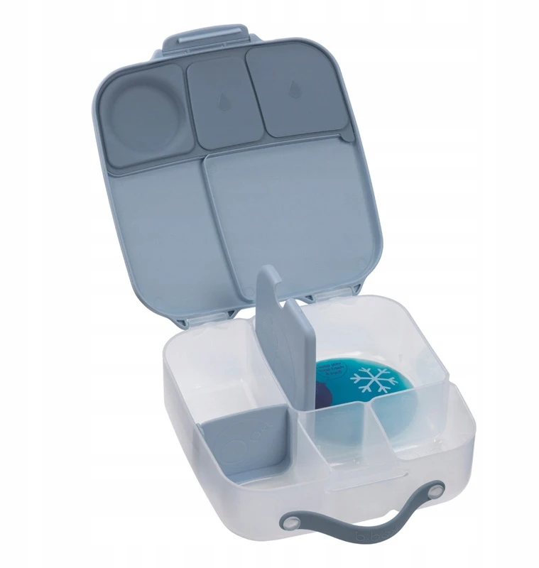 Užkandžių dėžutė - B.BOX - Chill Out - 2L - Mėlyna - Išmatavimai 7,3x25,7x21,5 cm