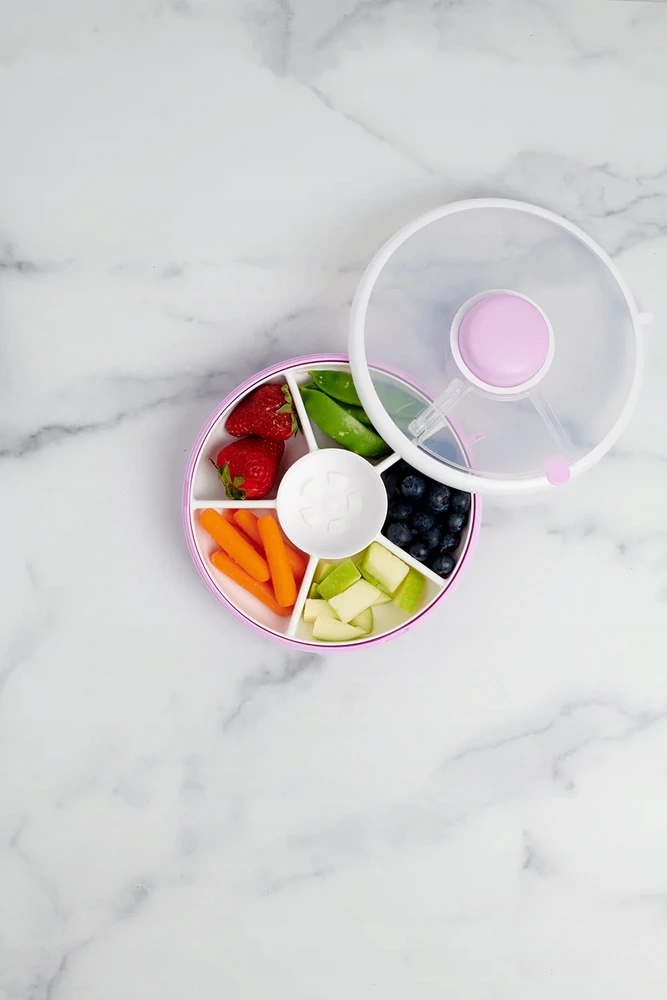 Užkandžių dėžutė GoBe Snack Spinner, alyvinė