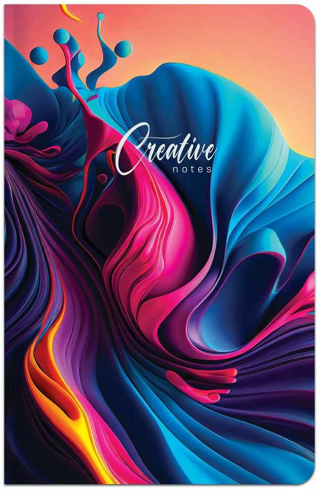 Lastva Užrašų knygutė A6 96lap 70g lang CREATIV