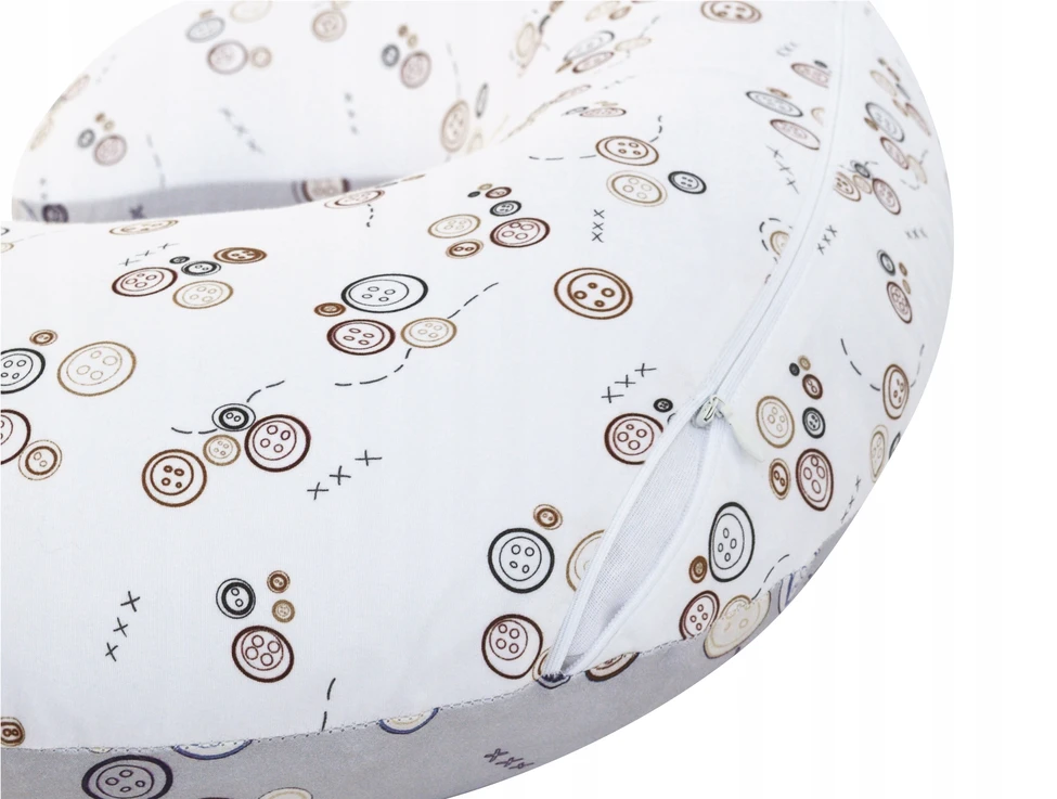 Užvalkalas do Fasolki Motherhood Guziki pilka