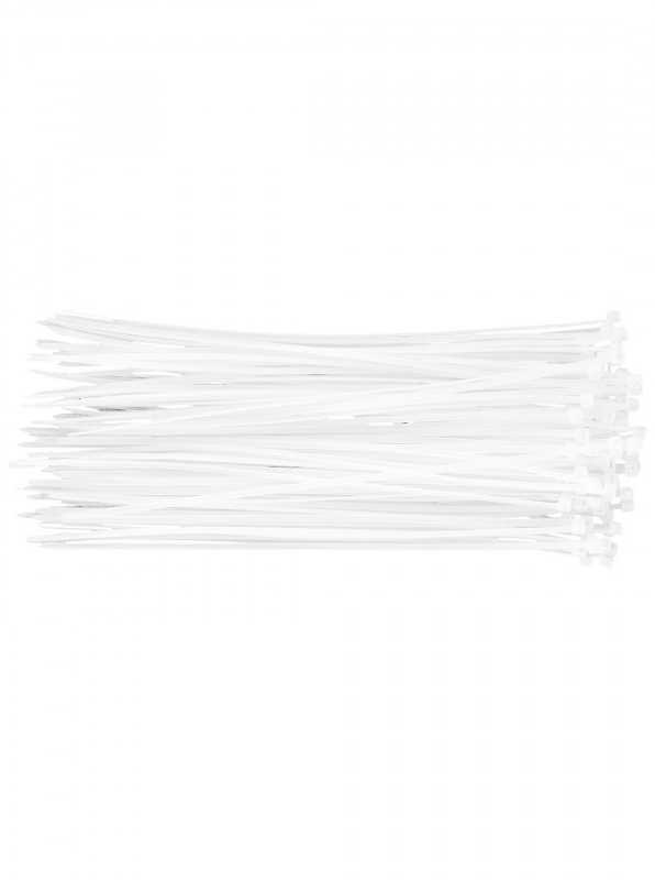 Užveržimo dirželiai TOPEX 2,5mm x 200mm Balti 100 vnt.