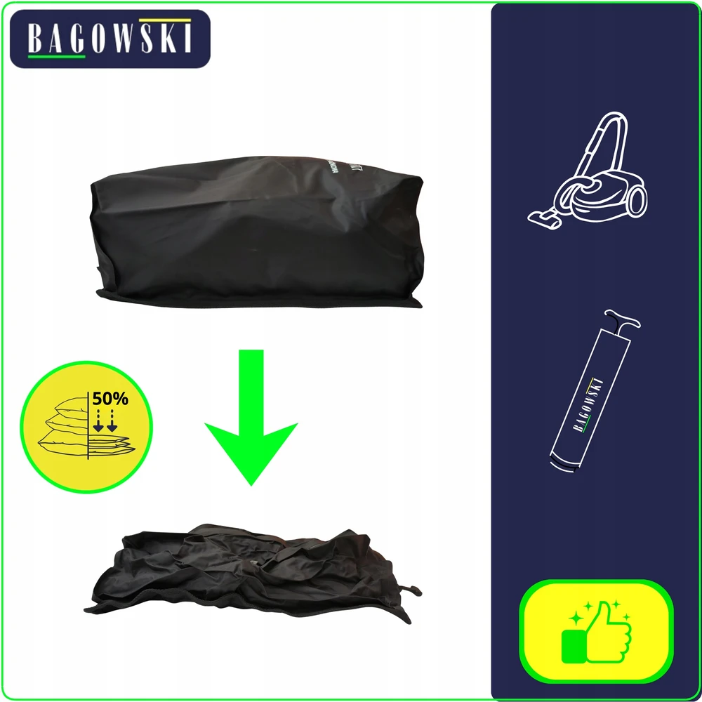 VACUUM kuprinė kelioninis rankinis bagažas 40x30x20 Ryanair WizzAir BAGOWSKI
