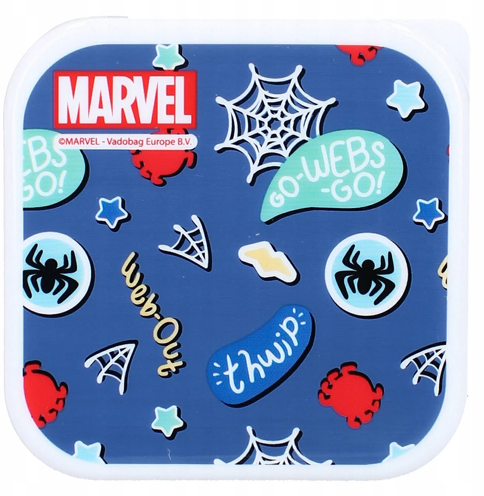 KNYGA Vadobag Dėžutė maistui 3v1 Spidey, vaikams