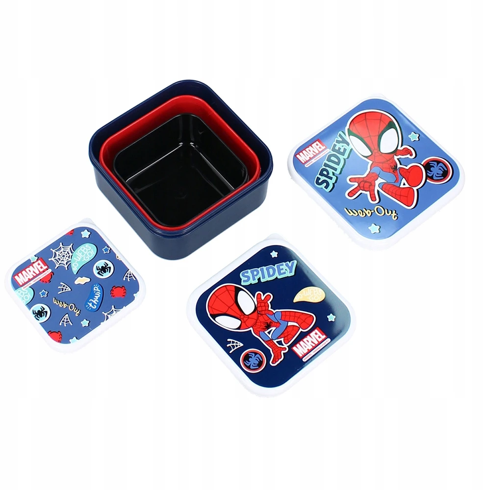 KNYGA Vadobag Dėžutė maistui 3v1 Spidey, vaikams