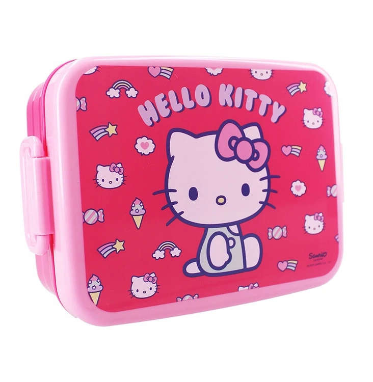 Vadobag Dėžutė maistui Hello Kitty, 1l, rožinė