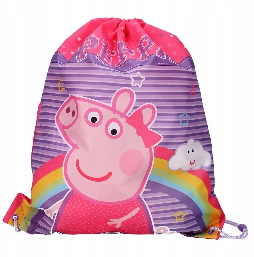 Vadobag ŚWINKA PEPPA PIG WOREK KREPŠYS NA OBUWIE Kuprinė