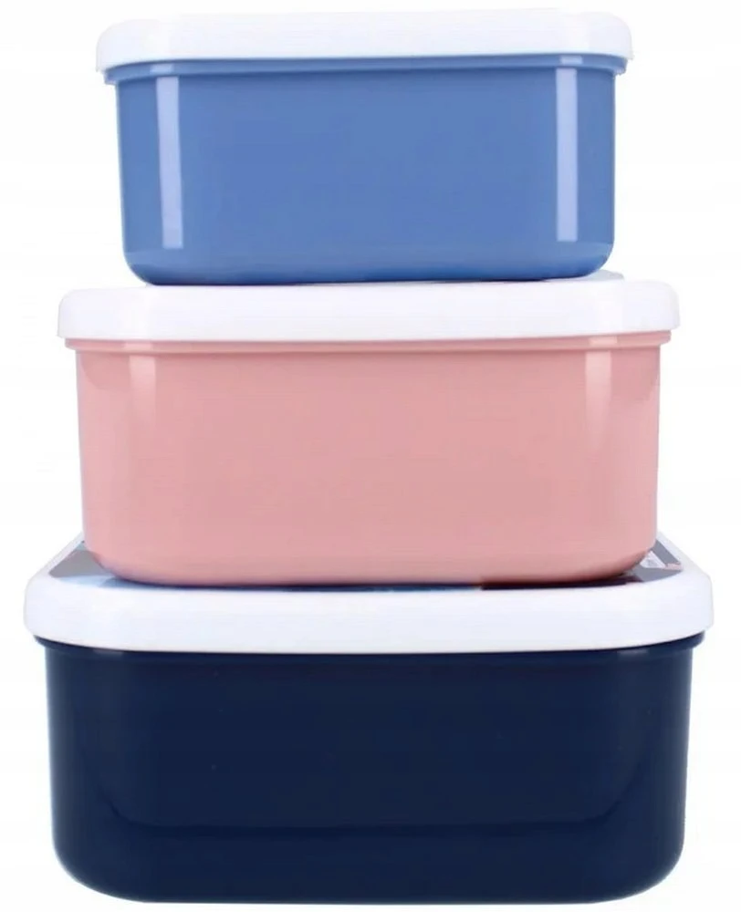 Vadobag Vaikiškų priešpiečių dėžučių rinkinys Frozen II Fresh Bites, 3 vnt.
