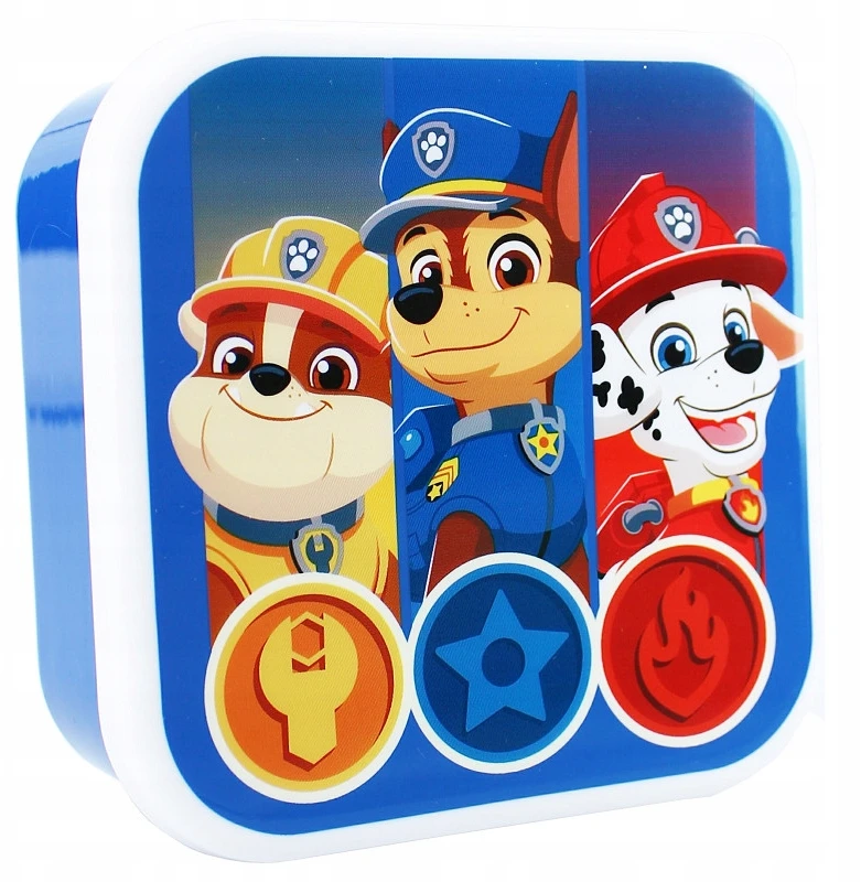 Vadobag Vaikiškų priešpiečių dėžučių rinkinys Paw Patrol, 3 vnt.