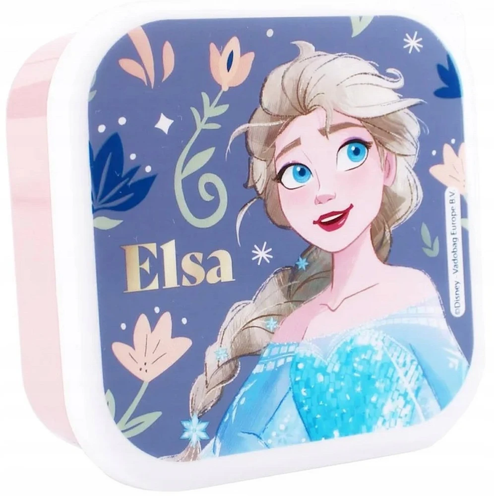 Vadobag Vaikiškų priešpiečių dėžučių rinkinys Frozen II Fresh Bites, 3 vnt.