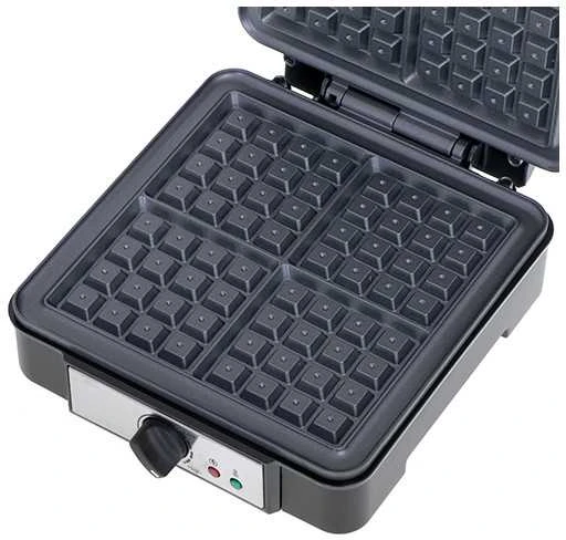 Sumuštinių keptuvas Adler | Vaflinė | AD 3049 | 1200 W | Number of pastry 4 | Belgium | Juodas