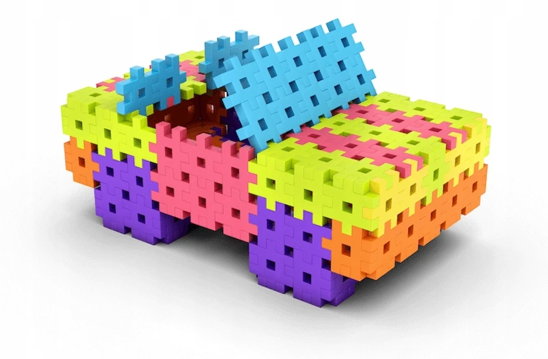 Vafliniai konstrukciniai blokeliai Basic 50 Elements 3+ Meli 50001