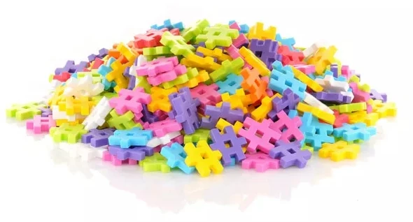 Vafliniai konstrukciniai blokeliai Basic 50 Elements 3+ Meli 50001
