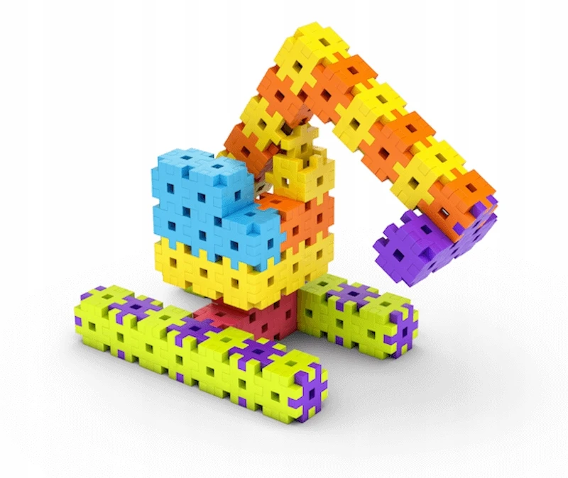 Vafliniai konstrukciniai blokeliai Basic 50 Elements 3+ Meli 50001