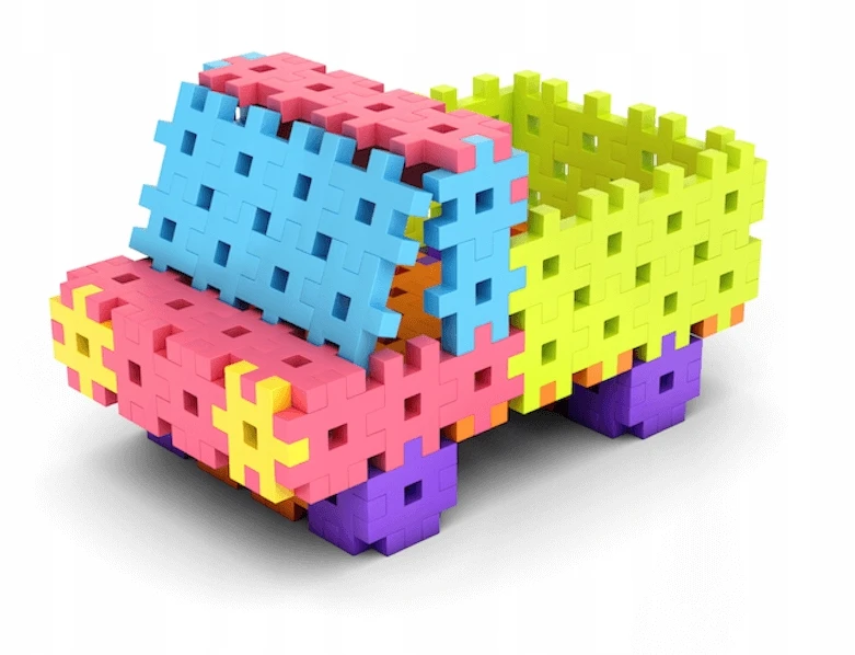 Vafliniai konstrukciniai blokeliai Basic 50 Elements 3+ Meli 50001