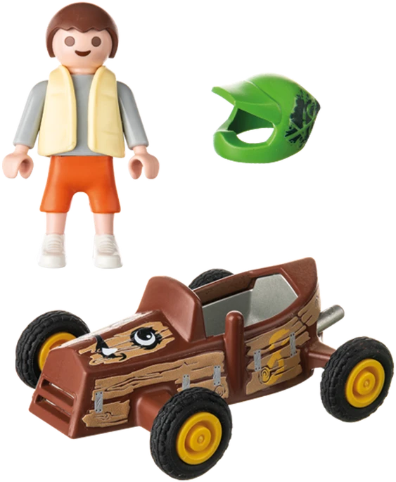 PLAYMOBIL SPECIAL PLUS Vaikas su lenktyniniu automobiliu 71480