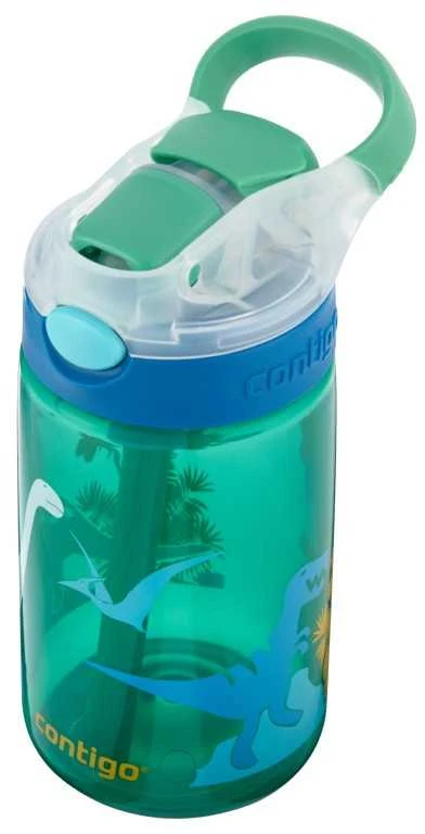 Vaikiška gertuvė Contigo Gizmo Žalias Dino, 2115035, 420 ml