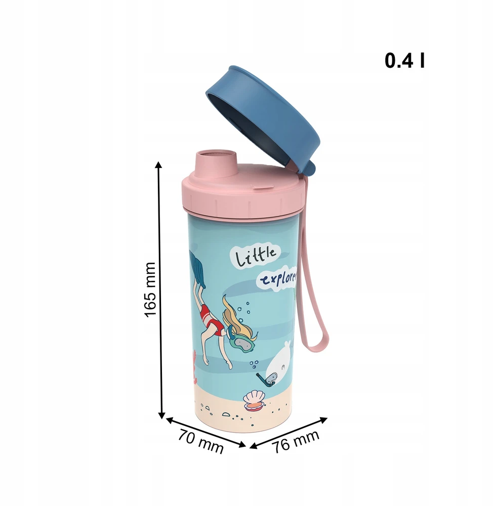 Vaikiška gertuvė Rotho Memory Kids Aqua, 400 ml