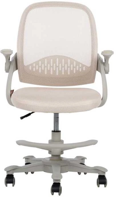 Home4You Vaikiška kėdė EMMY su kojų atrama Smėlio spalvos