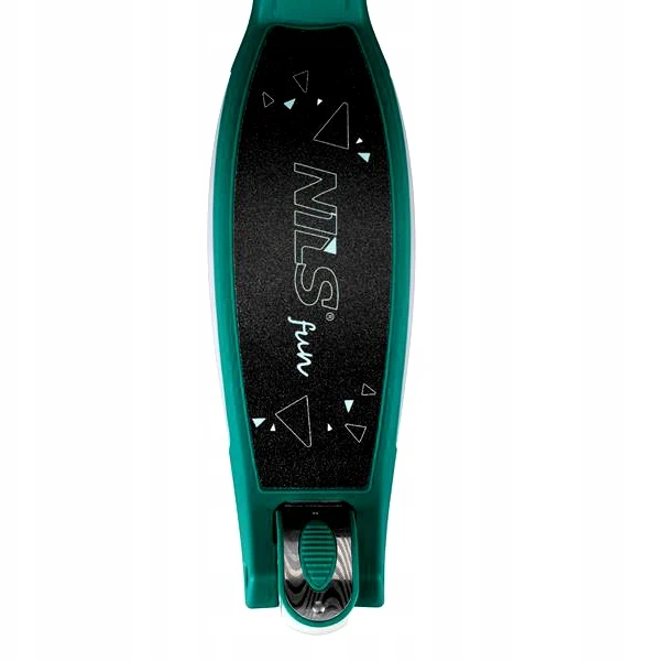Vaikiška paspirtukė - NILS FUN - HLB1310 - LED ratukai PU - Reguliuojamas vairas 78-90 cm - Neslystantis denis 40x13,5 cm