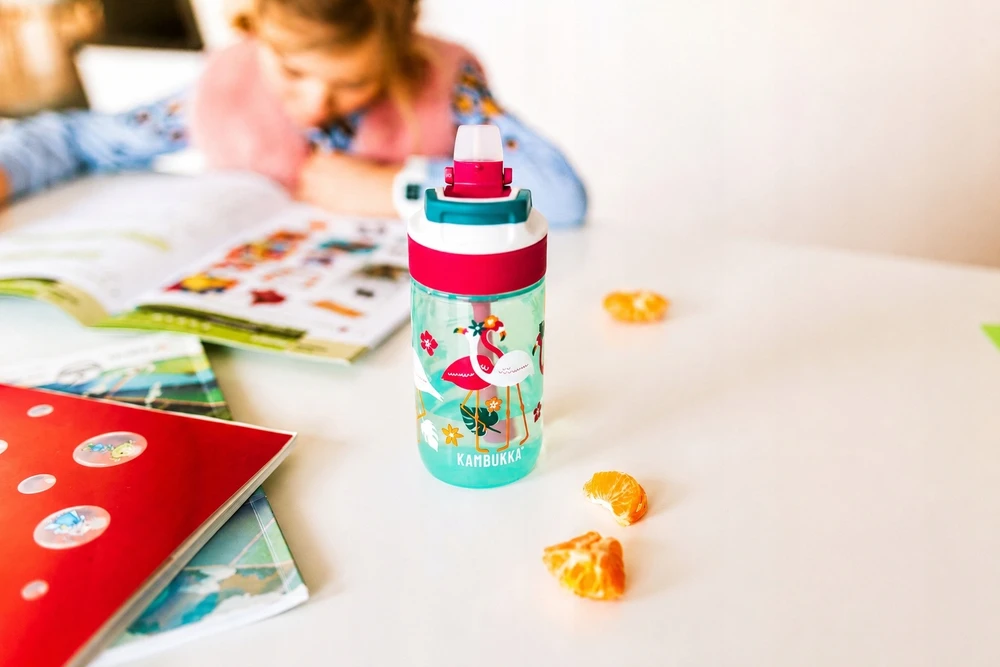 Vaikiškas buteliukas Kambukka Lagoon 400 ml, Rožinė Flamingo 11-04038