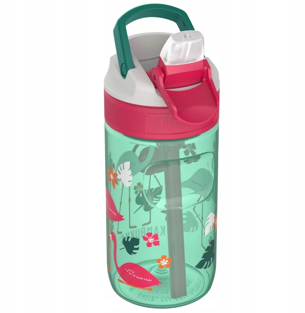 Vaikiškas buteliukas Kambukka Lagoon 400 ml, Rožinė Flamingo 11-04038