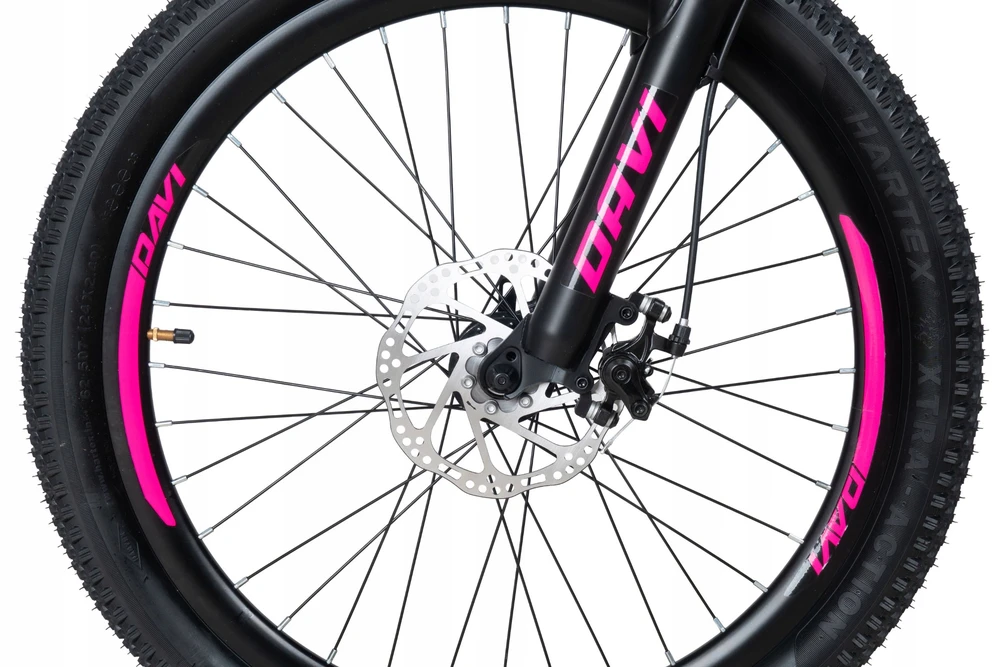 VAIKiškas DVIRATIS 24" KALNŲ MTB RĖMAS 11" COLŲ MERGAITĖS DAVI BONITA