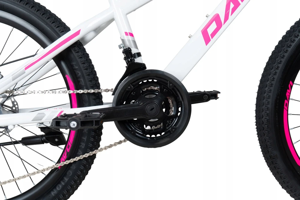 VAIKiškas DVIRATIS 24" KALNŲ MTB RĖMAS 11" COLŲ MERGAITĖS DAVI BONITA