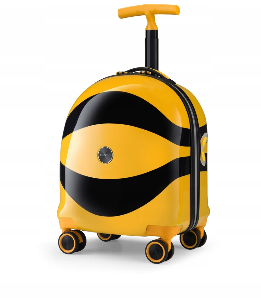 Kelioninis Vaikiškas lagaminas ant ratų Kelionės PUCCINI Bee ABS026C