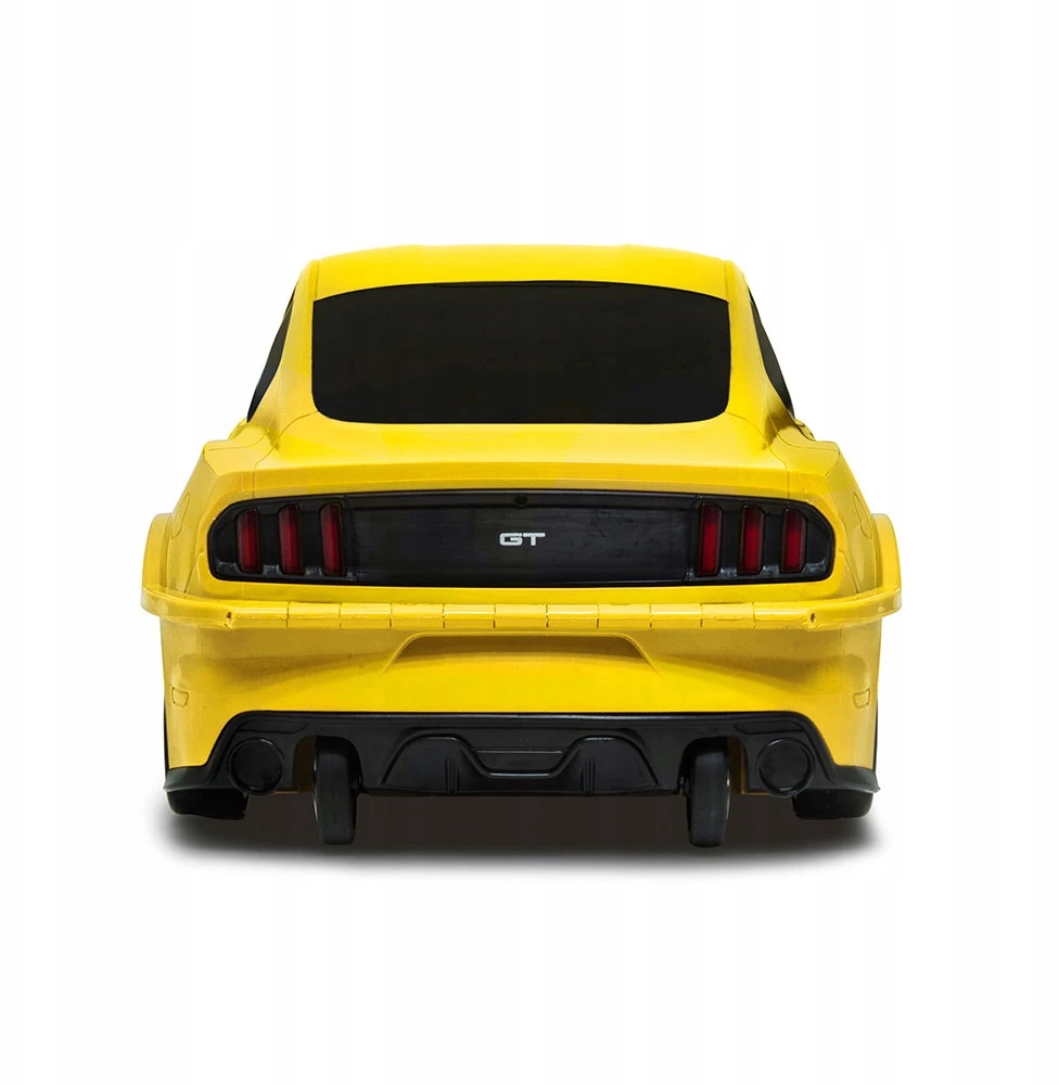 Vaikiškas lagaminas su ratukais Ridaz Ford Mustang, geltonas