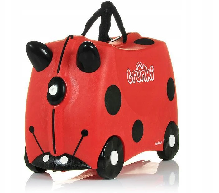 Trunki kelioninis lagaminas su ratukais vaikams | Boružėlė Harley