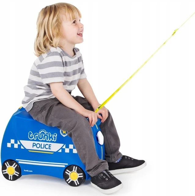 Vaikiškas lagaminas Trunki Percy Police car