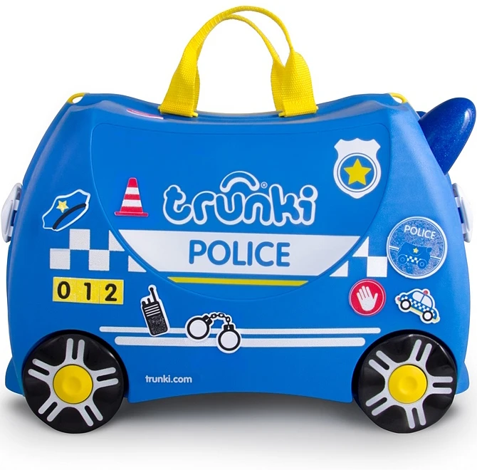 Vaikiškas lagaminas Trunki Percy Police car
