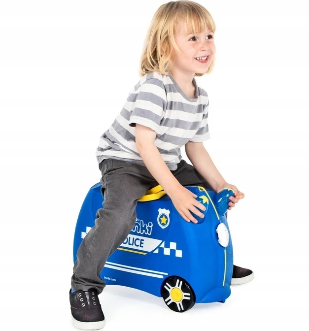 Vaikiškas lagaminas Trunki Percy Police car