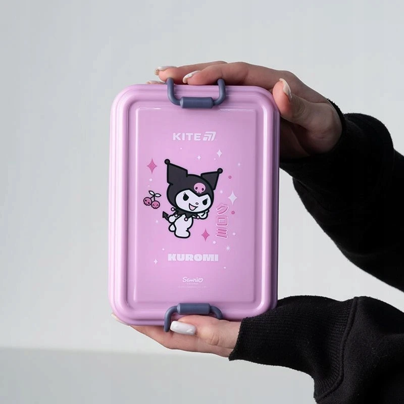 Vaikiškas maisto dėklas Kite su skyreliais, 650ml, violetinis