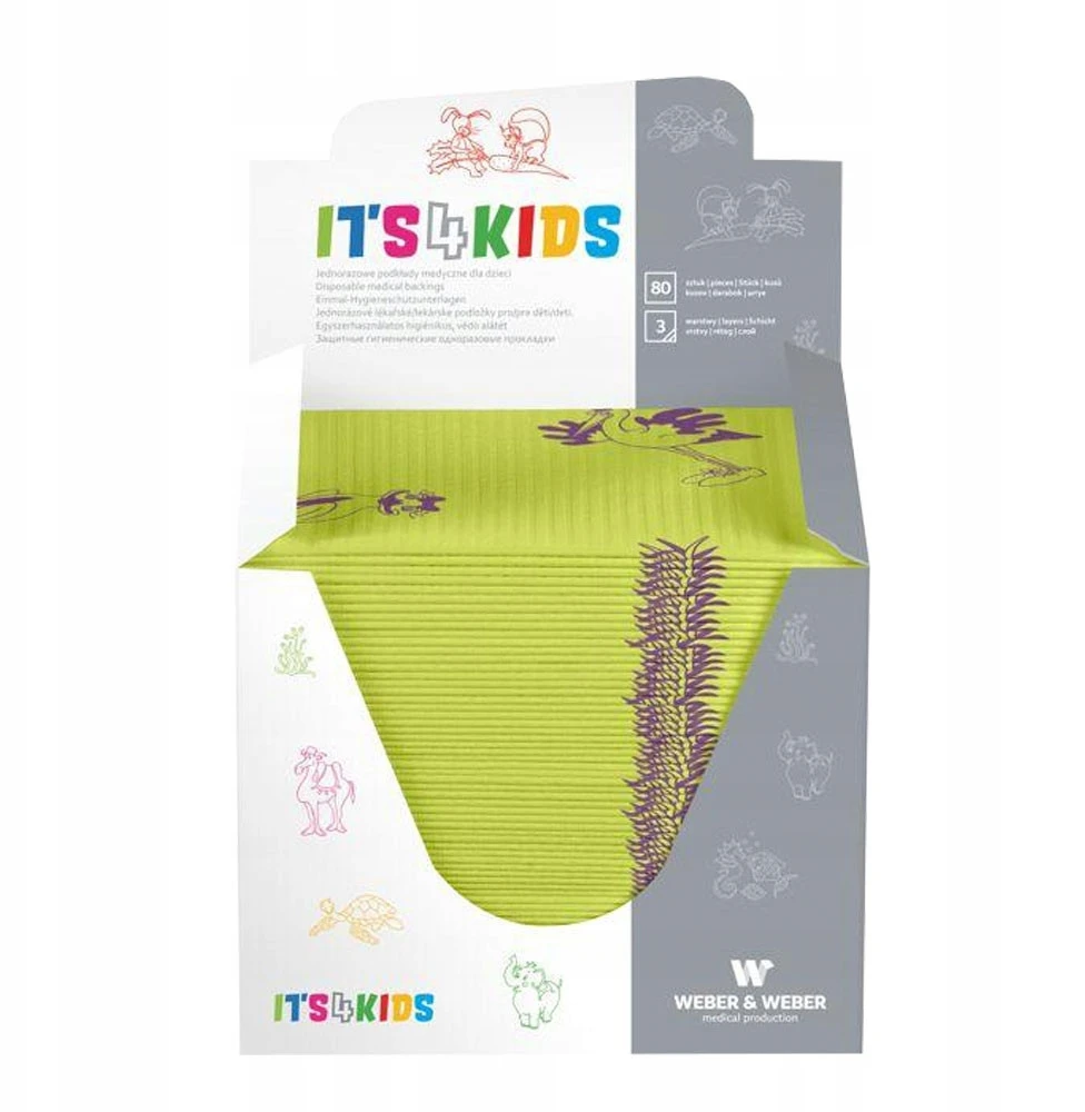 Vaikiškas pagrindas 33cm x 48cm kalkinis, padengtas folija 54g Its4kids 80 vnt.