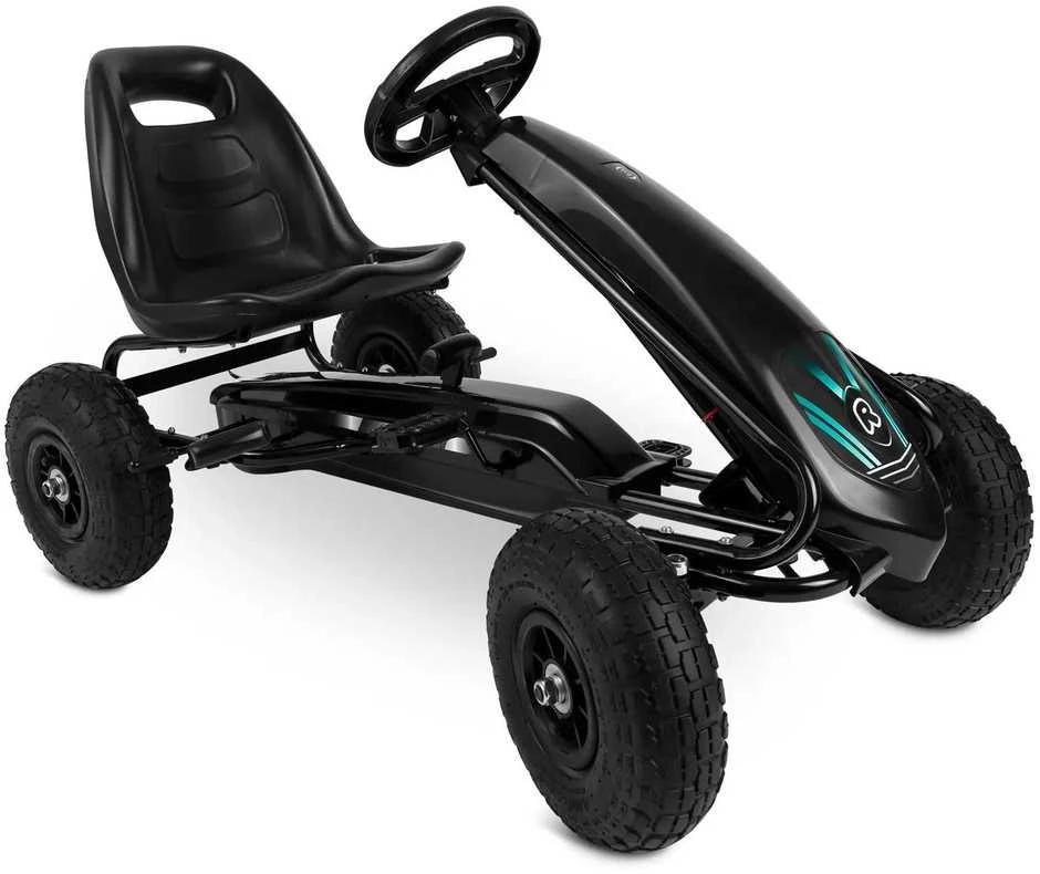 Vaikiškas pedalinis gokartas RK-590 juodas