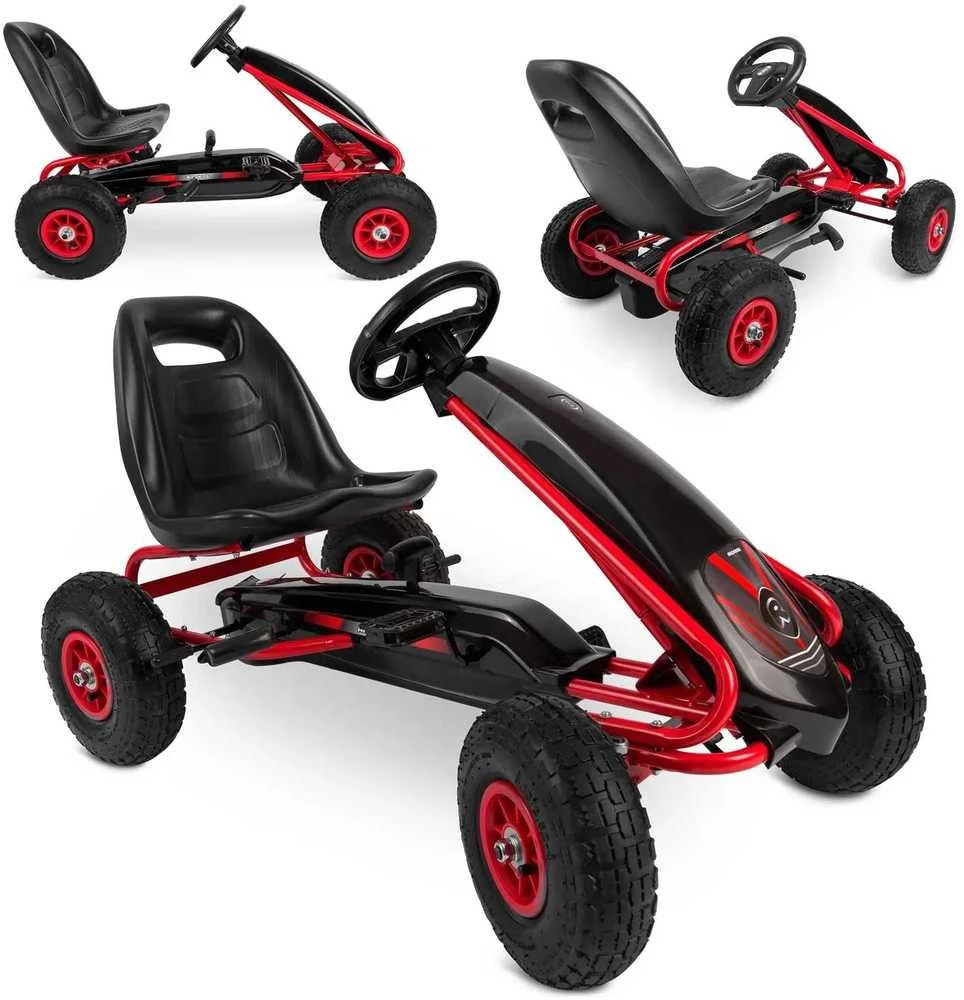 Vaikiškas pedalinis gokartas RK-590 raudonas