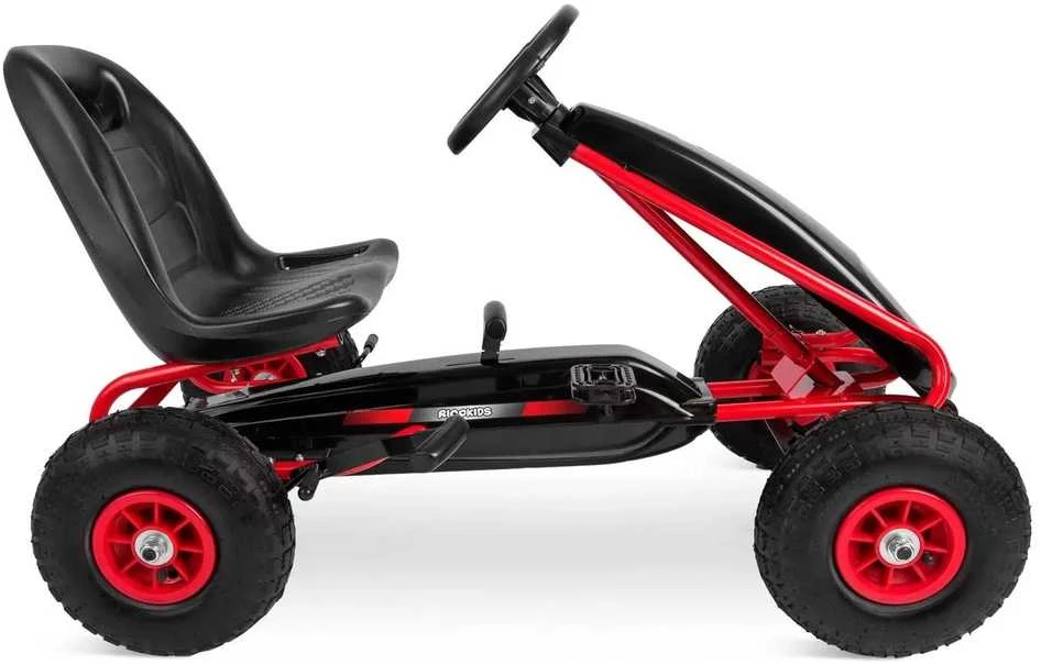 Vaikiškas pedalinis gokartas RK-590 raudonas