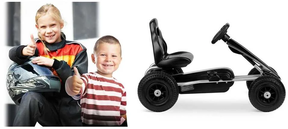Vaikiškas pedalais minamas kartingas, Ricokids