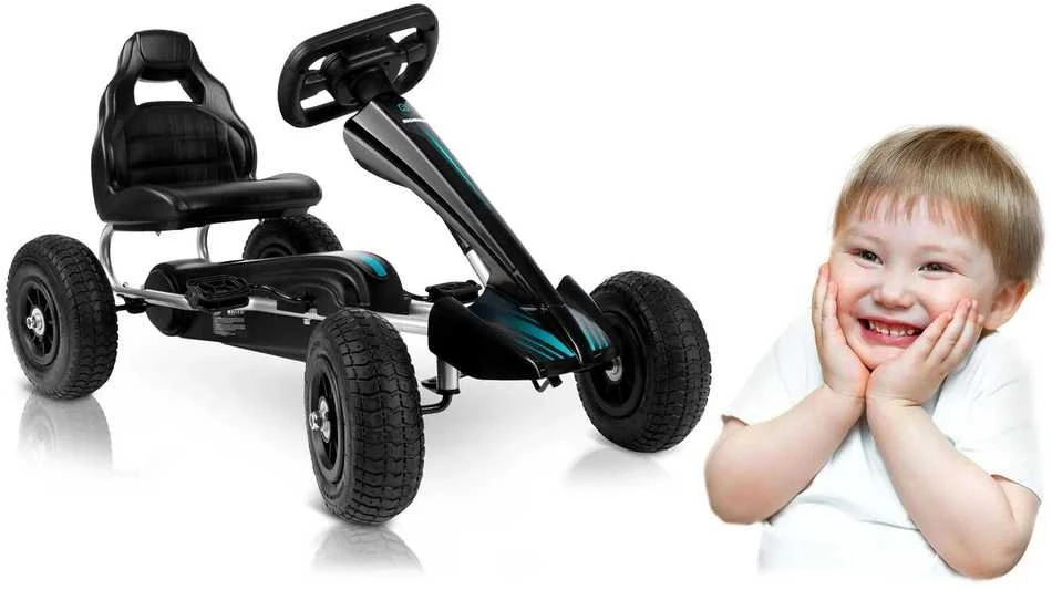 Vaikiškas pedalais minamas kartingas, Ricokids