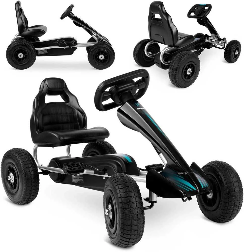 Vaikiškas pedalais minamas kartingas, Ricokids
