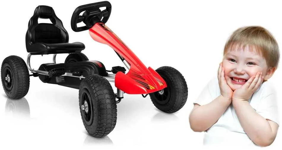 Vaikiškas pedalais minamas kartingas, Ricokids
