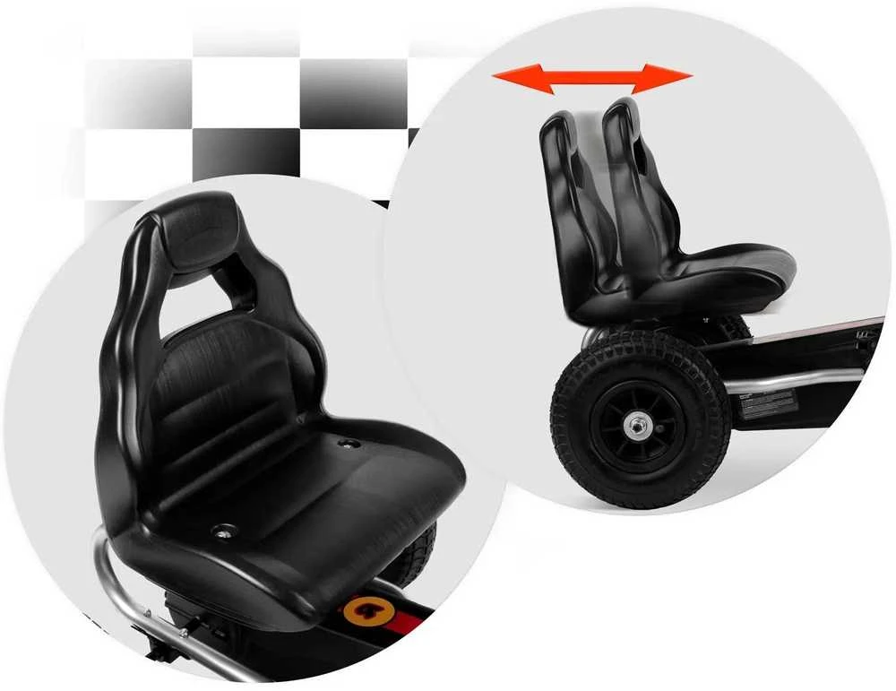 Vaikiškas pedalais minamas kartingas, Ricokids
