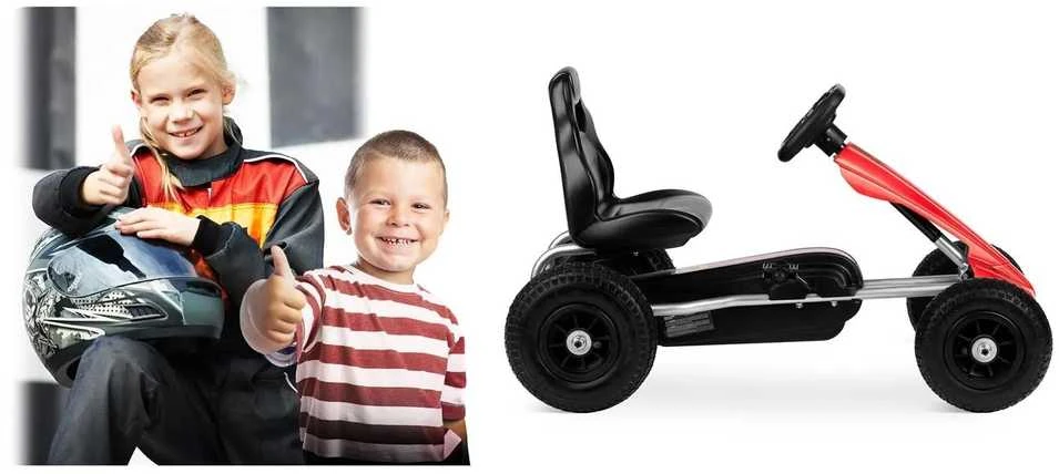 Vaikiškas pedalais minamas kartingas, Ricokids
