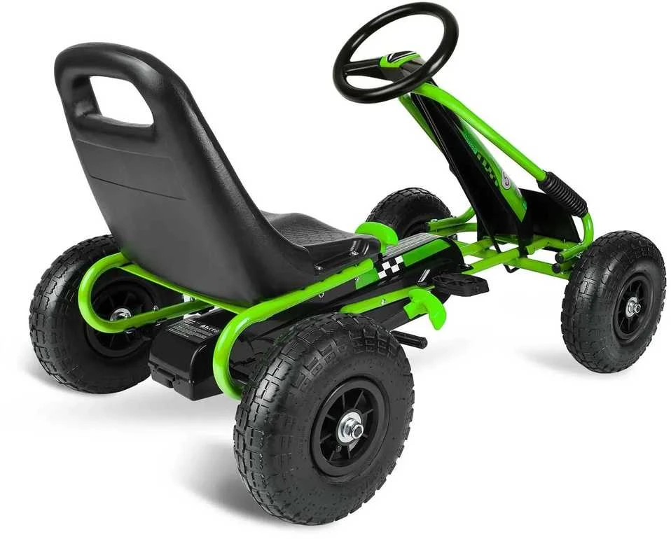 Ricokids Vaikiškas pedalinis gokartas RK-594 žalias