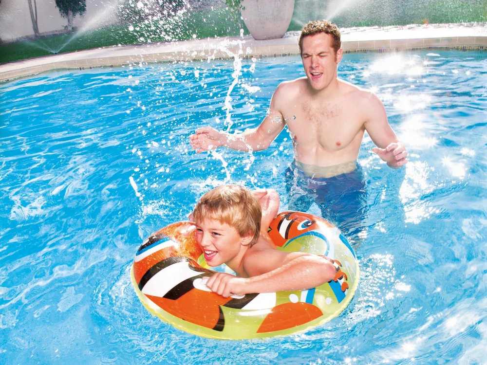 Vaikiškas plaukimo ratas 76 cm Bestway 36109