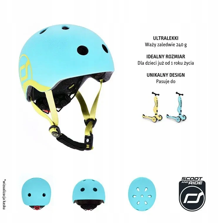 Šalmas Scoot and Ride Apsauginis šalmas - XXS/S