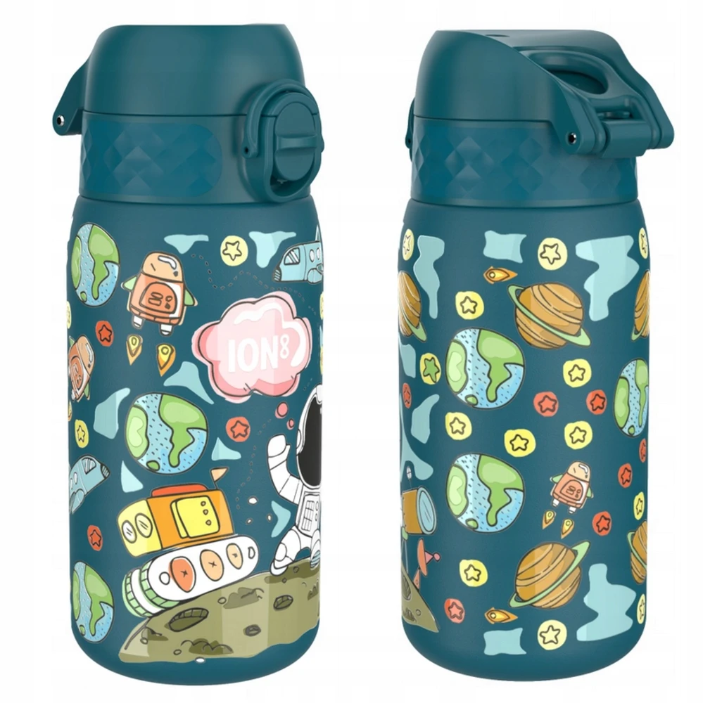 Vaikiškas vandens butelis 400 ml Ion8 Kosmos Space vandens buteliukas
