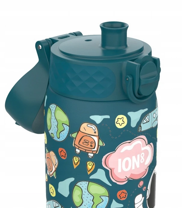 Vaikiškas vandens butelis 400 ml Ion8 Kosmos Space vandens buteliukas